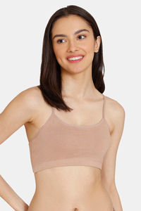 Zivame Girls Double Layered Non Wired Full Coverage Slip-on Beginner Bra (Pack of 2) - Multicolor — thumbnail 5